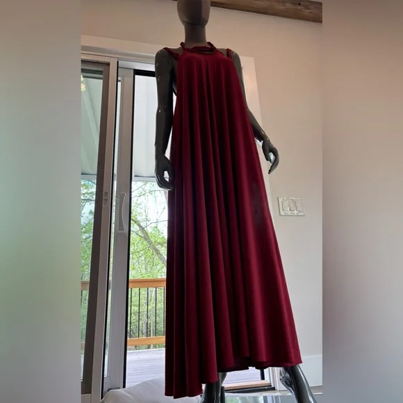 NWT Zara Red Maxi Dress size Med - Picture 2 of 6